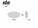 Τακάκια SBS 107HF (FA101)(FD124)